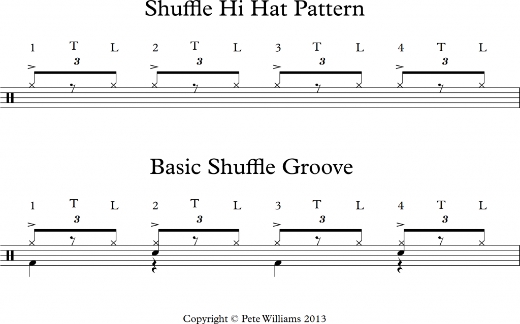 basic shuffle groove